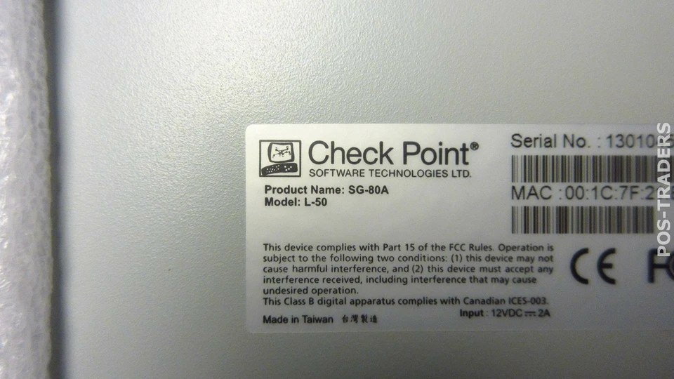 Check point L-50 SG-80A Security Gateway 8-port firewall NEW IN ORIGINAL BOX - Image 3 of 4
