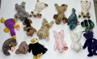 Vintage 90's Ty Beanie Baby Lot of 15 with Tags Princess, Fetch, Baldy, Snip,ETC