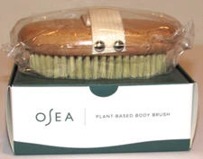 Osea Plant Based Body Brush NIB Handheld Dry Brushing Beechwood Sisal Fibers