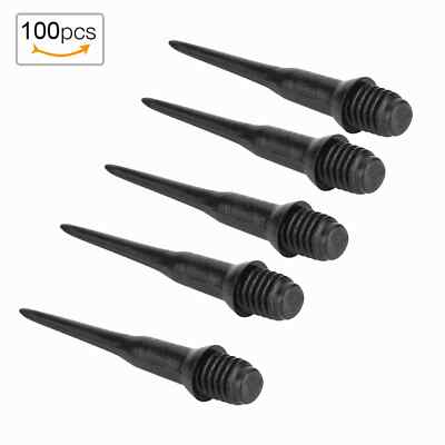 100pcs Kunststoff Dart Spots Nadel Soft Tips Ersatz-Set Zubehör Für Elektro