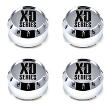 4x Xd Series 8 Lug Chrome Wheel Rim Center Caps Set Xd779 Badlands Xd795 Hoss
