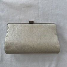 Vintage Sparkly Clutch Snap Closure Chain Handle Prom Formal