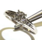 GIA D I1 14k white gold .86ct round diamond engagement ring 3.6g estate vintage  — photo 6