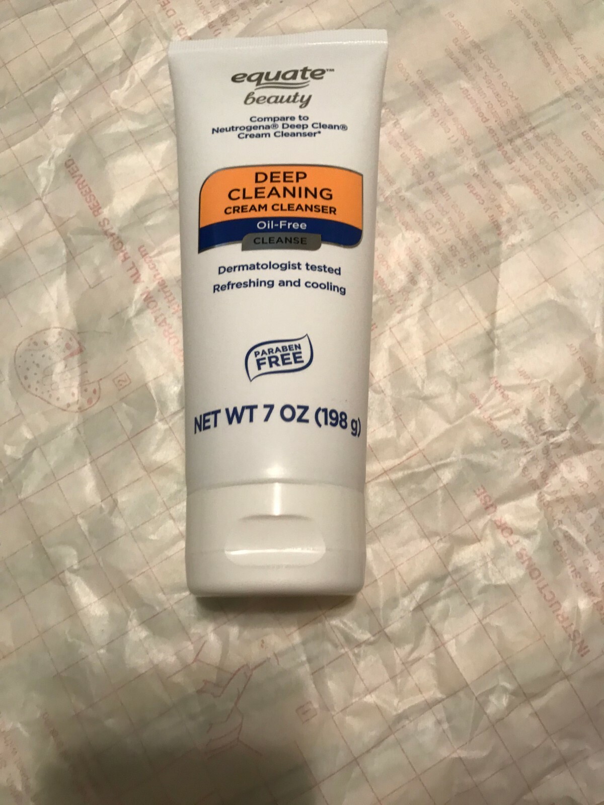 equate deep cleansing cream cleanser