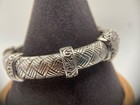 Sarda,Bali Made,Fantastic,Sterling,”Flex Bangle”Bracelet ,Fits 6.75- 7.5” Wrist