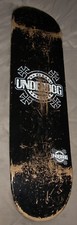 Underdog Black Skateboard Deck 31.5 x 7.75 RARE