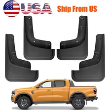 4X For Ford Ranger Splash Guard Fender Mud Flap Mud Guard Mudguards 2024~2025 US
