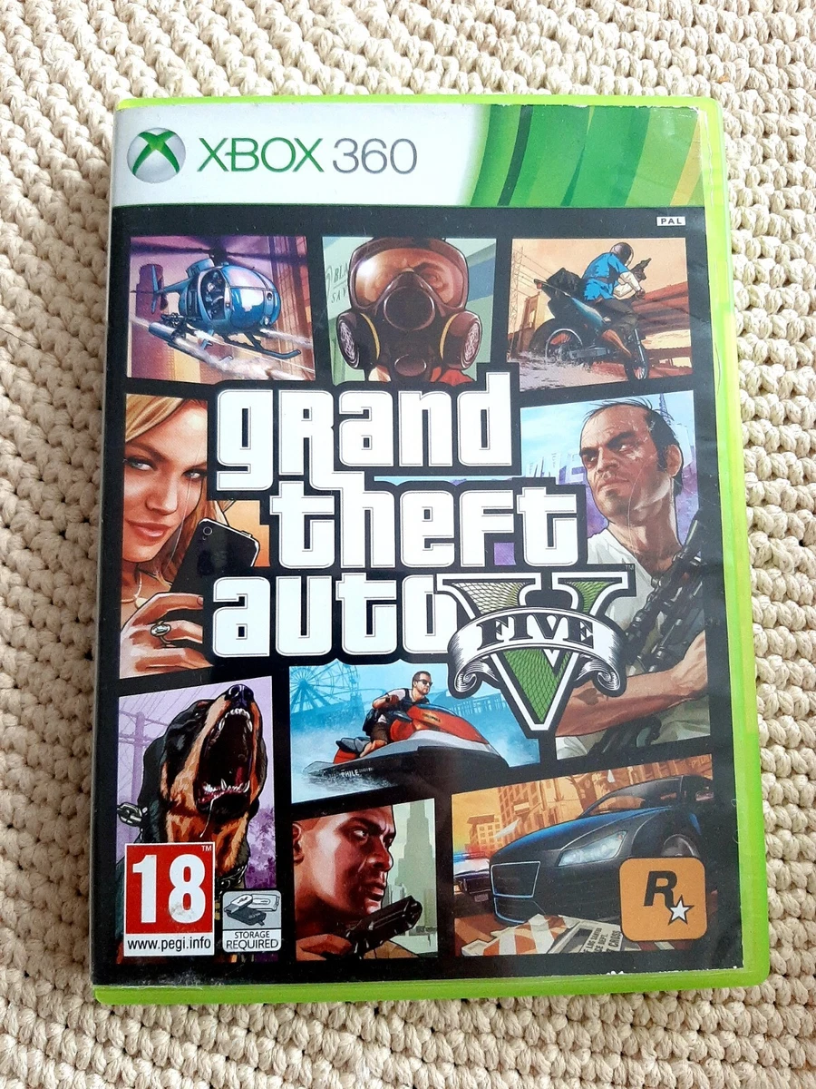 Usado: Grand Theft Auto V Five - Xbox 360 - Semi-Novo - Original