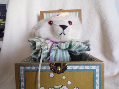Enesco ''Juggles the Bear'' Jack-in-the-Box, Limited Edition - 1984