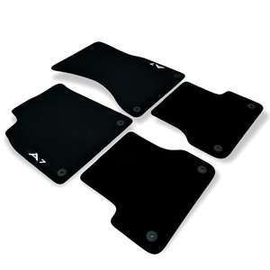 Pour Audi A7 Tapis de plancher de voiture 2011-2018 OEM Velour de qualité Auto Rugs Liners