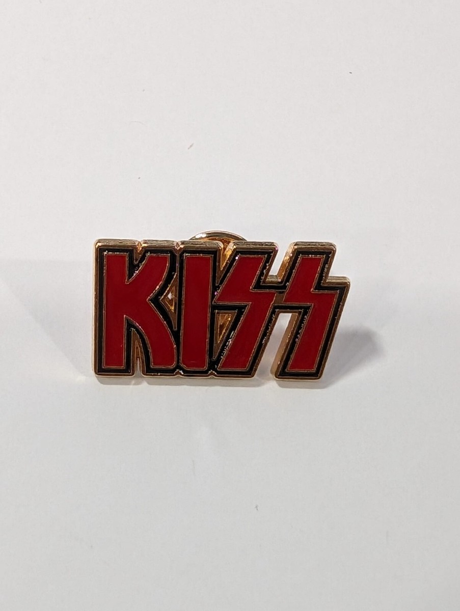 Kiss Logo Rhinestone Pin The Kiss Logo