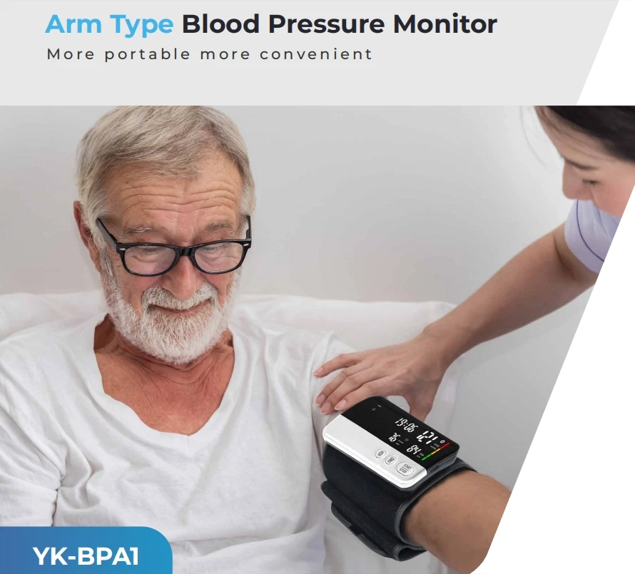 LEPU Upper Arm Blood Pressure Monitor with Bluetooth App Memory for 2 User Profiles - Image 2 of 4