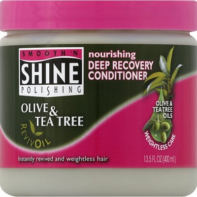 Smooth N Shine Olive and Tree Nourishing Deep Recovery Conditioner 13.5oz