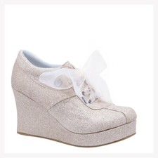 Grezzo Model 2000 Wedge Platform Fashion Bridal and Gala Women Shoes