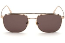 TomFord TF827 28E Gold Metal Aviator Sunglasses Frame 56-20-145 sd 