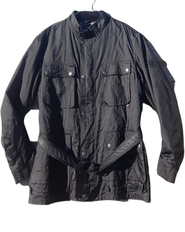Belstaff Made in Italy Rally Master Nylon Jacket black Size XXL Men s Outerwear