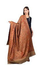 Women's Shawl, Kashmiri Shawl, Evergreen Kani Jamawar Shawl, Bamboo Fiber Shawl,
