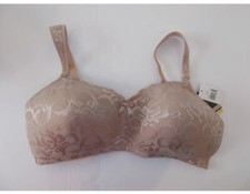 La Leche League Size 44D Nude Color Easy Clasp Maternity Nursing Bra 4186