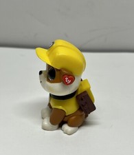 Ty Mini Boos Paw Patrol Rubble Rescue Pups Collectible Figure 2017 Spin Master