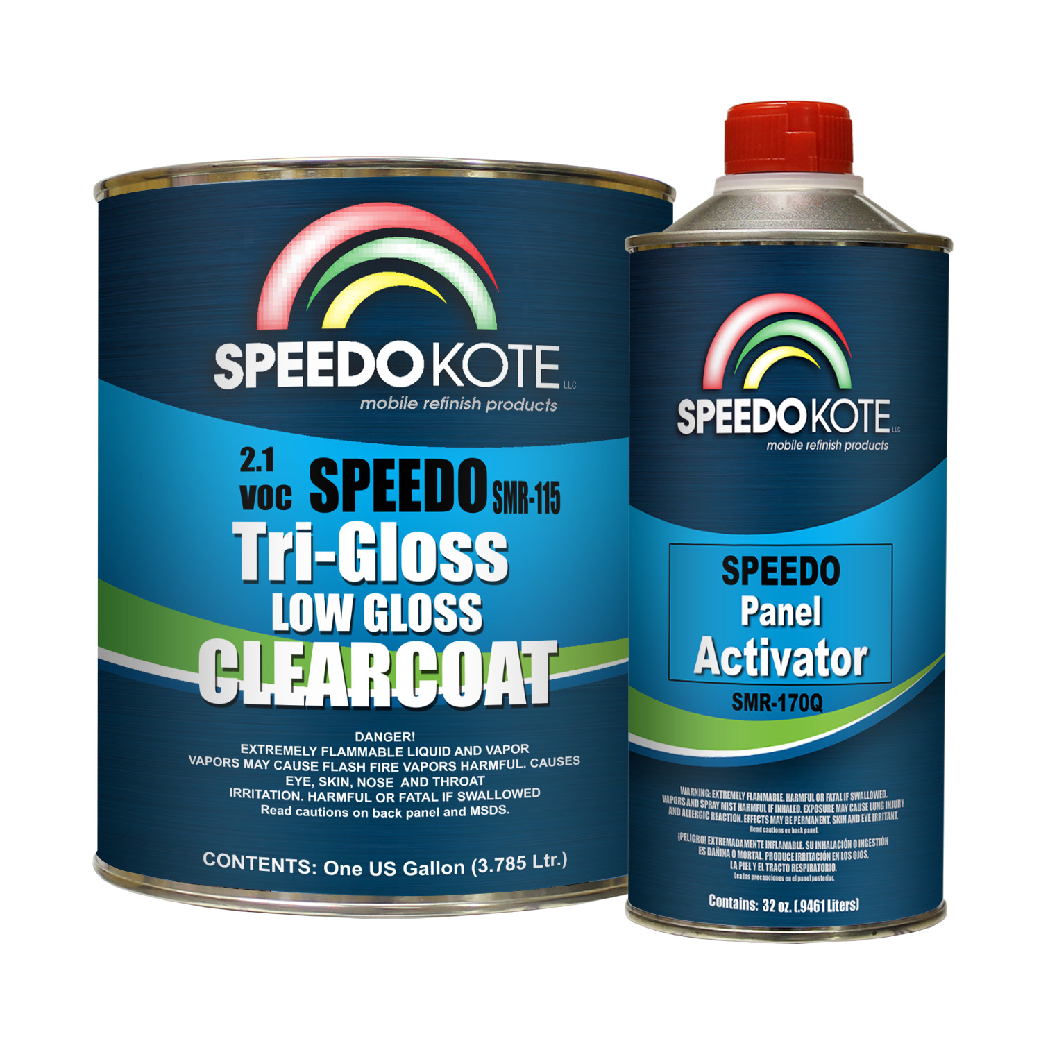 Low Gloss 2.1 VOC urethane clear coat, SMR-115/170, gallon kit w/Slow Act.