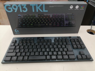 Logicool G913 TKL Lightspeed Wireless Gaming Keyboard Good 