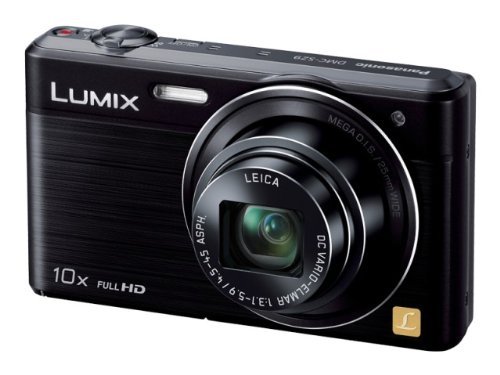 Panasonic Digital Camera Lumix SZ9 10X 16.1 MP Black DMC-SZ9-K