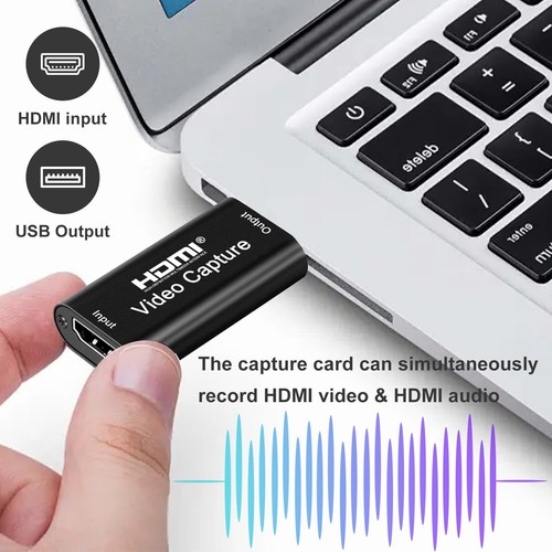 Carte De Capture Vidéo HDMI 1080P 4K Portable Plug & Play Adapté Aux Jeux Str... - Zdjęcie 2 z 7