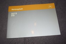 Betriebsanleitung Wartungsheft Mercedes T2  507D/510 neuwertig/unbenutzt