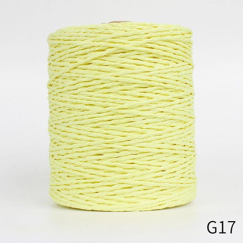300M Raffia Paper Knitting Yarn Woven Straw Cap Crochet Thread Hand Knit Hat - Picture 9 of 42