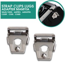 2PCS Strap Clips Lugs Adapter Mamiya M645 1000S TLR Professional Camera32R7 usFd