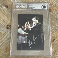 PAUL BEARER SIGNED AUTOGRAPHED 4X6 INCH PHOTO WRESTLING BECKETT BAS AUTHENTIC