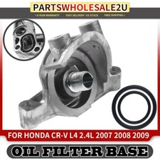 Base de carcasa del filtro de aceite del motor para Honda CR-V 2007 2008 2009 L4 2,4 L gasolina DOHC
