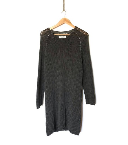 Maison Margiela, Abito maglione maglia uncinetto vintage Maison Martin Margiela S/S 2004 taglia S grigio