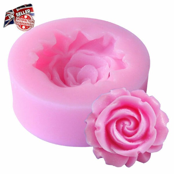 Flower Rose Mould Cake Decoration Mold Chocolate Baking Icing Wedding