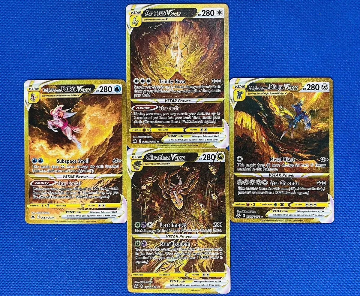 Gold Giratina Card 