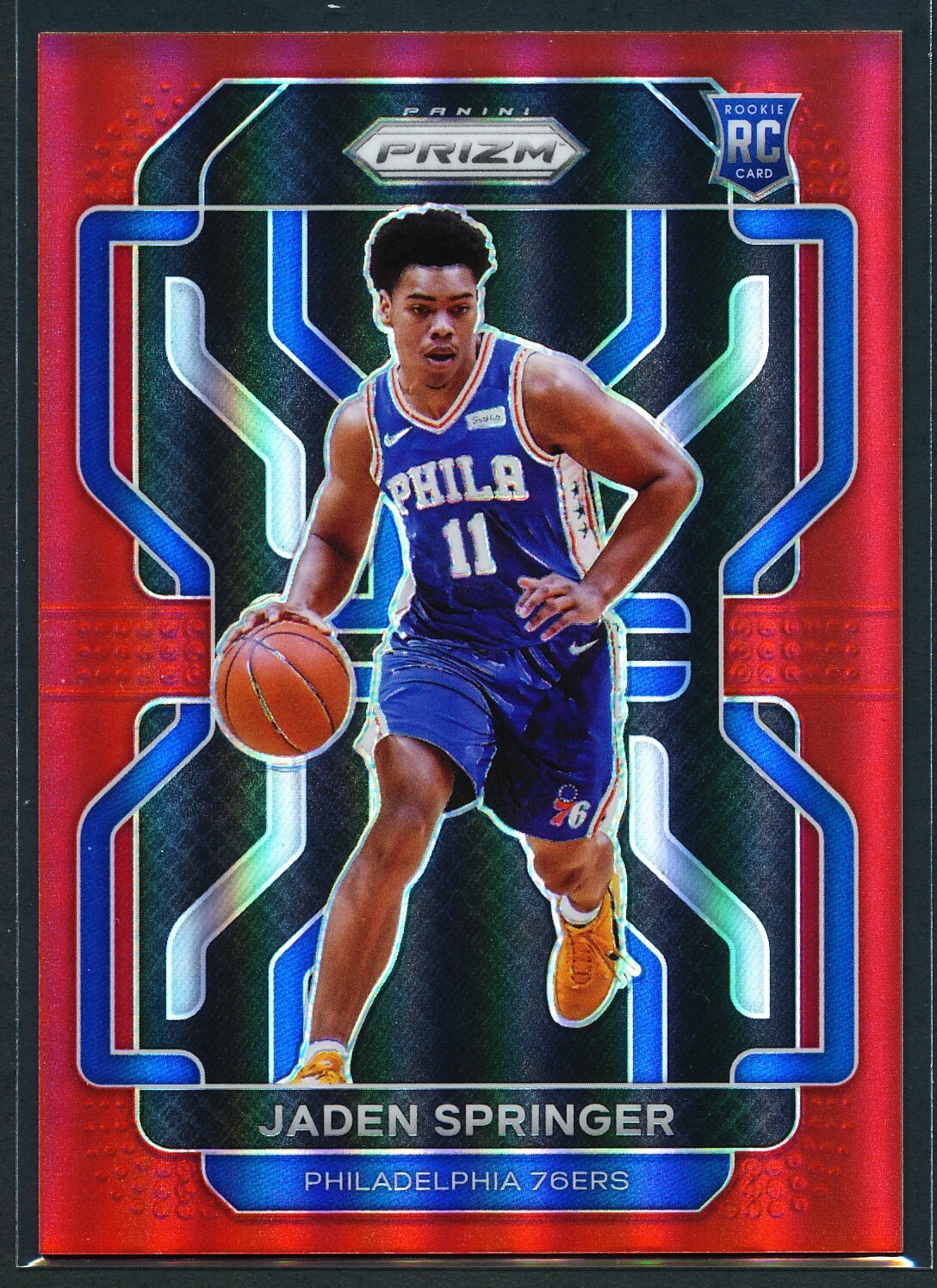 Jaden Springer 2021-22 Panini Prizm Red Prizm Rookie RC /299 Boston Celtics #317
