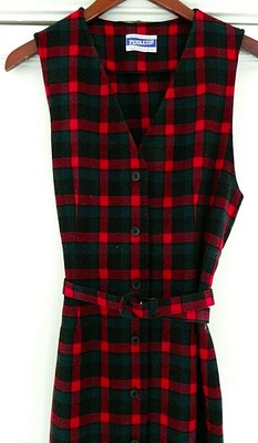 petite tartan dress