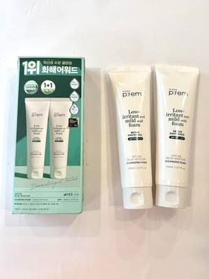 MAKE P:REM LOW-IRRITANT & MILD ACID CLEANSING FOAM 150ML 1+1 SET PH 5.5