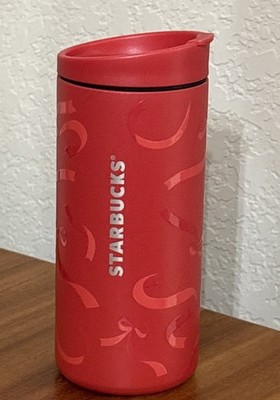 Starbucks Holiday Christmas 2025 Red Ribbon Stainless Steel Small Tumbler 12 oz