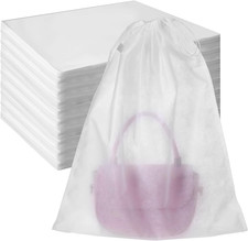 100Pcs Dust Bags for Purses Storage Bags for Handbags Drawstring Purse Covers fo