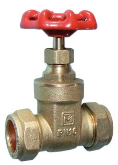 42mm DZR Gate Valve with Cast Handle - BS5154 - FREE Next-Day Delivery