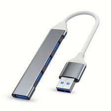 USB-C USB 3.0 Hub Adapter mit 3x USB-A Anschl...