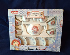 Schylling 13 piece Raggedy Ann China Play Tea Set
