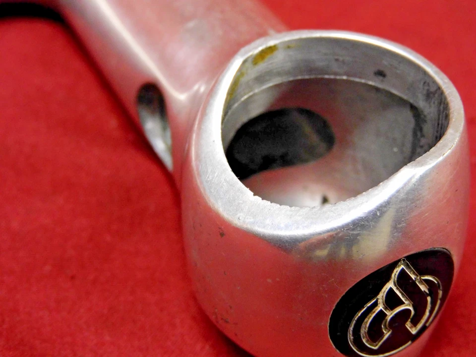 НА ЗАПЧАСТИ винтажный 1980-х Cinelli 1R серебряный стержень 100 x 26,4 x 22,2 мм без болтов - Изображение 3 из 4