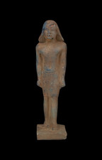 AuthenticAncient Egyptian Statue Standing Figure Pharaoh Style BC Figure BC