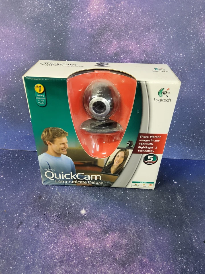 Quick Cam Logitech Communicate Deluxe 961465-0403 NIB Webcam - Image 2 of 4