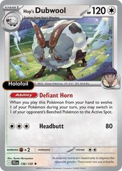 Hop's Dubwool 136/159 Journey Together Holo Rare