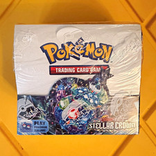Pokemon TCG Stellar Crown Sealed Box Terapagos English Standard Size