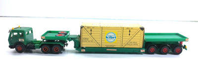 Kibri H0 10090 Modellauto LKW Tieflader Scheuerle - ohne OVP # 11930
