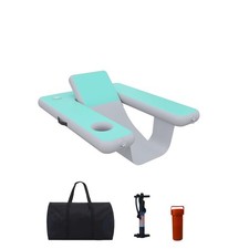 Yonghome Premium Anti-Cut Pool Float Chair with Cup Holder 55"x47"x6" Reinfor